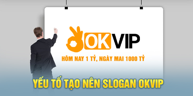 Slogan Okvip Thể Hiện Đẳng Cấp, Chuyên Nghiệp 2 Slogan bao hàm định hướng mục tiêu phát triển